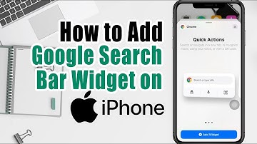 How to Add a Google Search Bar Widget to Home Screen on iPhone