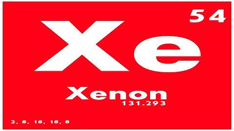 STUDY GUIDE: 54 Xenon | Periodic Table of Elements