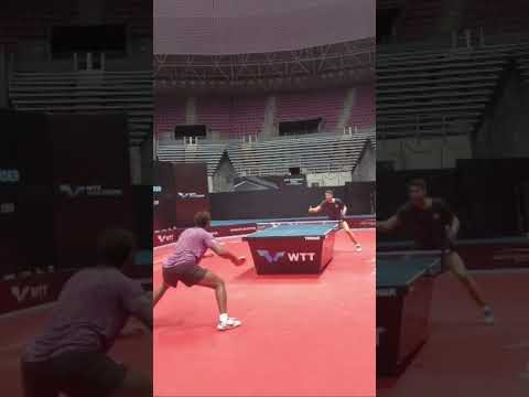 Crazy point against Patrick Franziska 🤪🏓