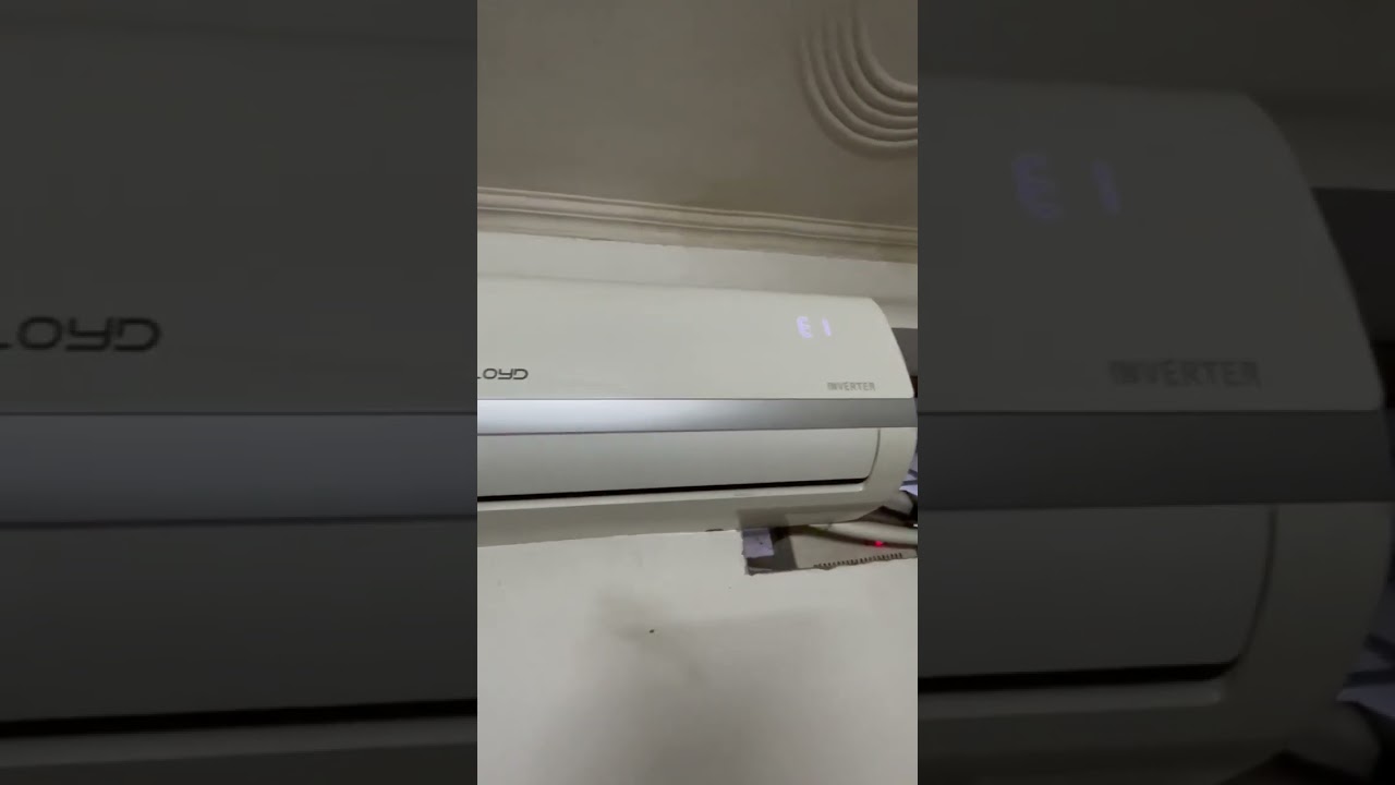 Lloyd inverter AC  error code E1 communication, fault wiring, check Kare outdoor Ki subscribe