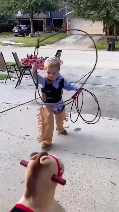 Future World Champion. 🙌 #rodeo #cowboy #shorts