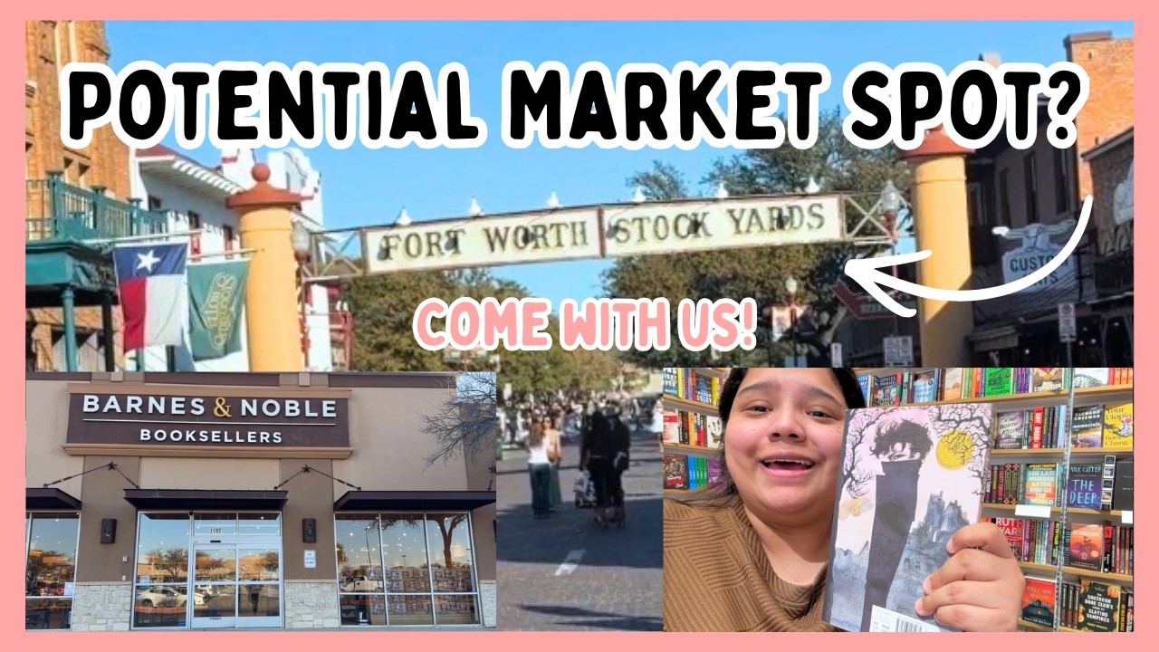 Scoping out a new market spot! | Crochet Passenger Princess | Day in the life | Let's go to B&N!