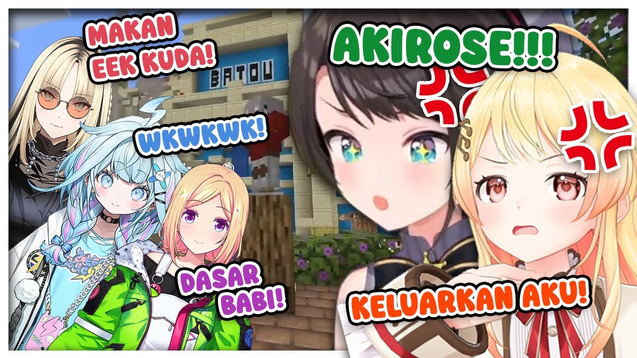 Momen ketika Kanade dan Subaru nyerah dipermainkan oleh Su, Niko dan Akirose!【Otonose Kanade ID】