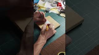 木目があるのにタイル表札