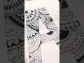 Mandala art on letter "A"✨
