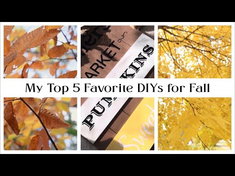 Fall Crafting Countdown with My Top 5 Diys From the Archives!