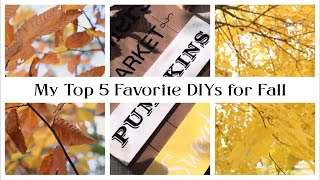 Fall Crafting Countdown with My Top 5 Diys From the Archives!