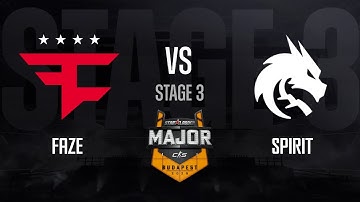 FaZe vs Spirit | StarLadder Budapest Major 2025 - STAGE 3 - Day 1