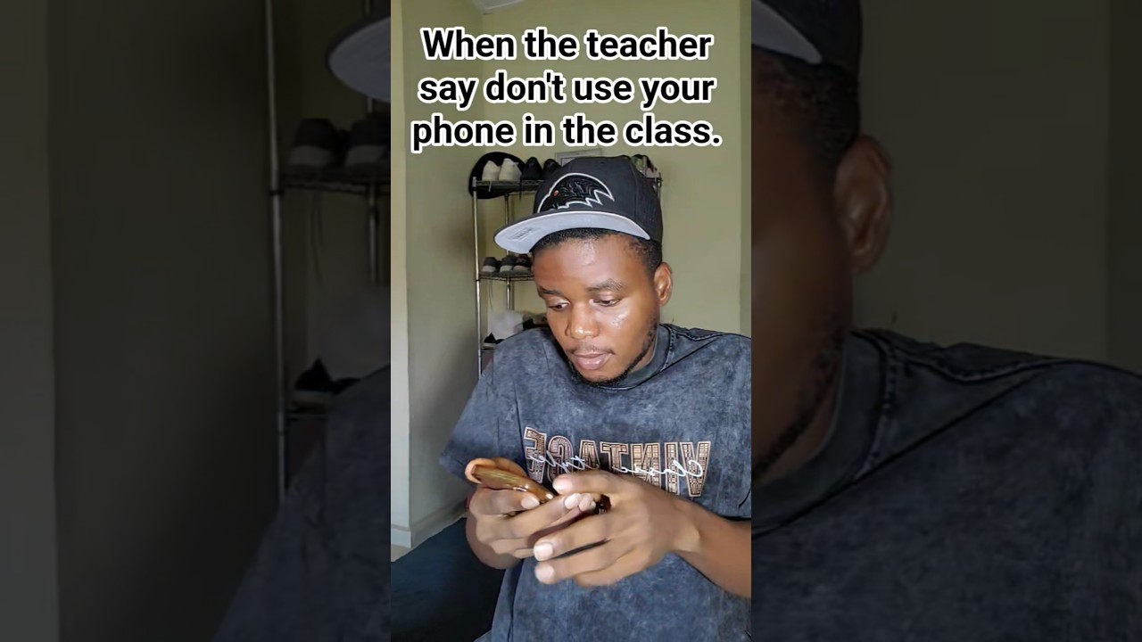 POV: When the teacher say don't use your phone in the class - YouTube