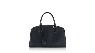 LOUIS VUITTON Louis Vuitton Epi Electric Pont Neuf PM Handbag Noir