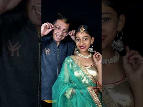 Shaadi Vs Sangeet 🤵🏼👰🏻💃💍🌸Look Challenge🥳 🙏 #shorts #ytshorts #funnyshorts #marriage #shaadi