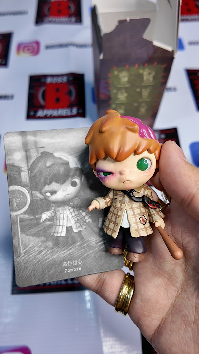 Unboxing: POPMART Hirono Monster Carnival Zombie Link:  https://vt.tiktok.com/ZSHv33cFWGoh6-WiFpN/