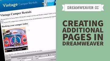Creating Additional Pages in Dreamweaver CC [10/34]