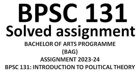 bpsc-131 solved assignment 23-24