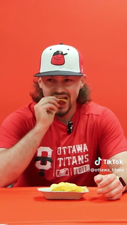 The Titans LOVE all dressed chips 🇨🇦🇨🇦 #ottawa #baseball #canada #chips #asmr