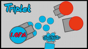 Diep.io - Firepower! (Triplet 1.07m - FFA)