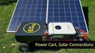 Connecting Solar Panels to the Growatt/EG4 Emergency Power Cart