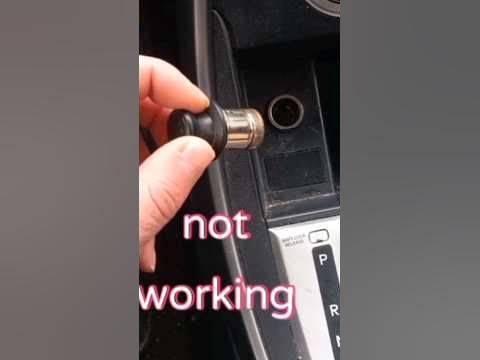cigarette lighter not working - YouTube