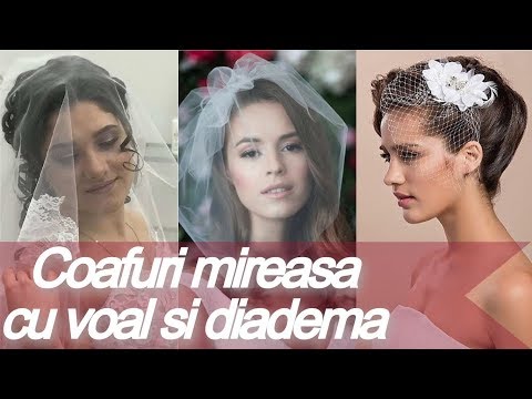 Top 20 Idei De Coafuri Mireasa Cu Voal Si Diadema Youtube