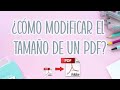 ¿Cómo modificar el tamaño de un pdf en InDesign?