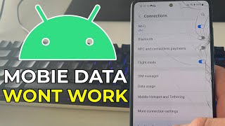 How To Fix Mobile Data Not Working On Android Phone | Full Guide (2025)