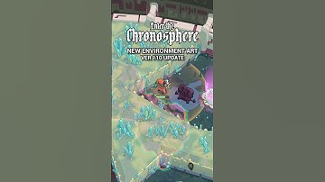 New environment art in our bullet hell game #indiedev #gamedev #gameplay #enterthechronosphere #game