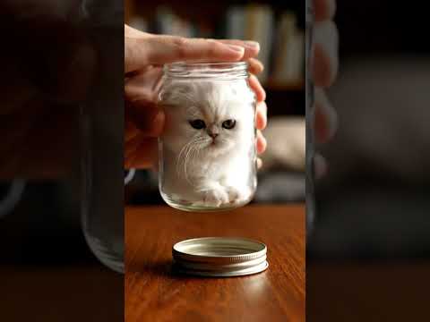 Cat In Jar  #funny #ai #اكسبلور #اكسبلور #viral