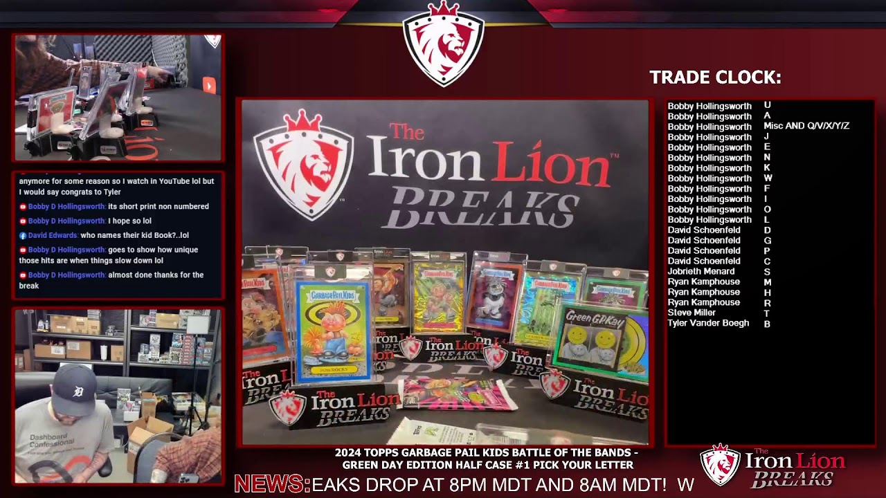 2024 Topps Garbage Pail Kids Battle of the Bands - Green Day Edition Half Case #1 Pick Your Letter