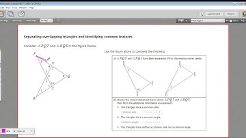 Separating overlapping triangles