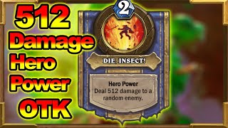 512 Damage Hero Power In 1 Turn Worlds Biggest Hero Power In History Wild Hearthstone