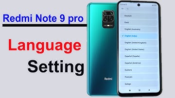 Redmi note 9 pro language settings - How to change language in redmi note 9 pro