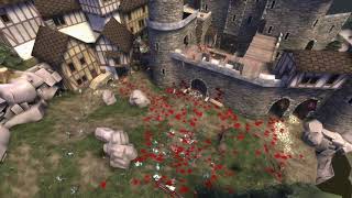 64 Bots Fighting In Degroot Keep / TF2