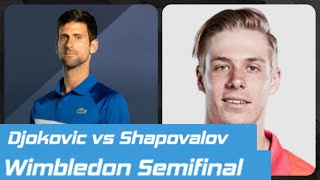 Novak Djokovic vs Denis Shapovalov - Wimbledon Live Scores