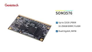 Geniatech SOM3576 System on Module with RK3576 AIoT Processor