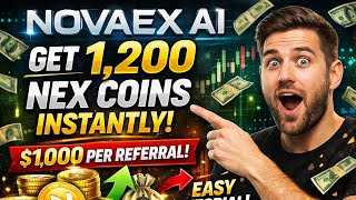Novaex AI EXPOSED: Earn 1,200 NEX Coins Instantly + 1,000 NEX Per Referral? (Step-by-Step Guide) Net Worth