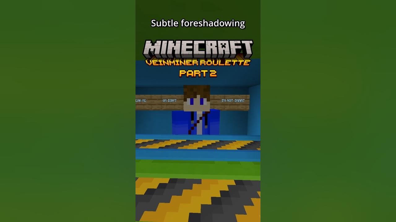 Minecraft veinminer roulette part 2 minecraft minecraftshorts youtube