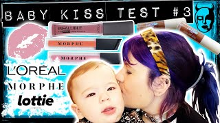 Download Lagu Baby Lipstick Kiss Test #3! MORPHE, LOTTIE LONDON,  L’Oréal Infallible Pro-Matte Transfer Proof Test