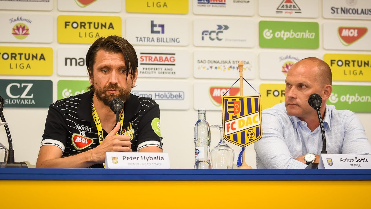 myjava journal Tlačová konferencia po zápase FC DAC 1904 - MFK Zemplín Michalovce (4:1)