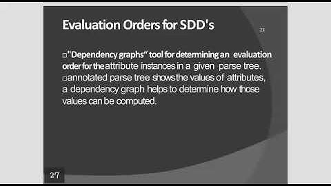 CD- Compiler Design-BE CSE-IT- Dependency Graphs