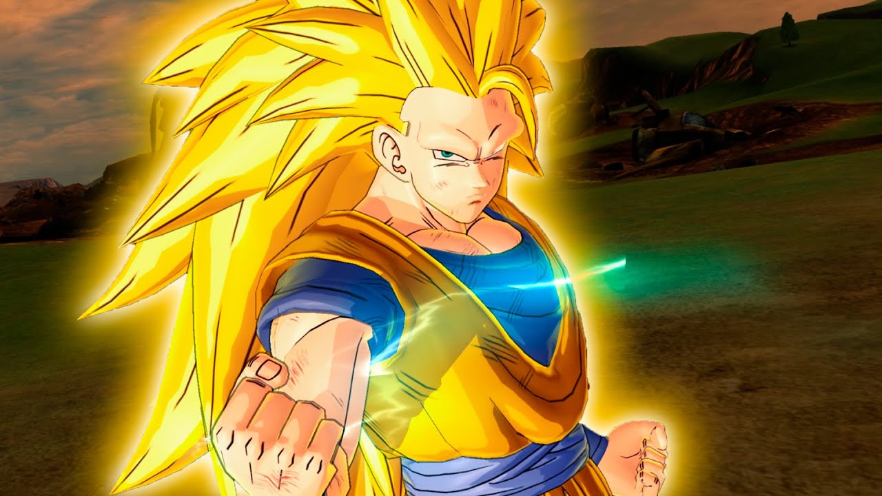Goku Cel Shading Mod (Base - SSJ3) In Dragon Ball Raging Blast 2 Mods