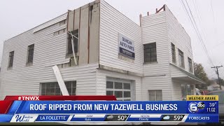 Roof ripped from Tazewell business