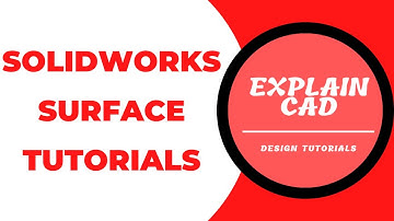 SOLIDWORKS SURFACE TUTORIALS 2022 FOR BEGINNERS | SOLIDWORKS 2022 | HOW TO CONVERT SURFACE TO SOLID|