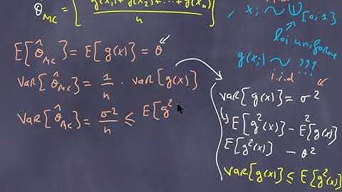 Intégration numérique/ Monte Carlo (3), terme d
