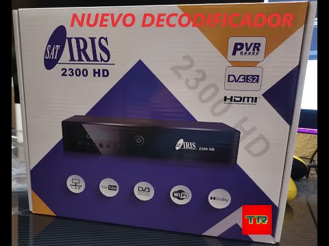 NUEVO IRIS 2300 HD - DECODIFICADOR DE SATÉLITE, UNBOXING Y PRIMEROS PASOS 