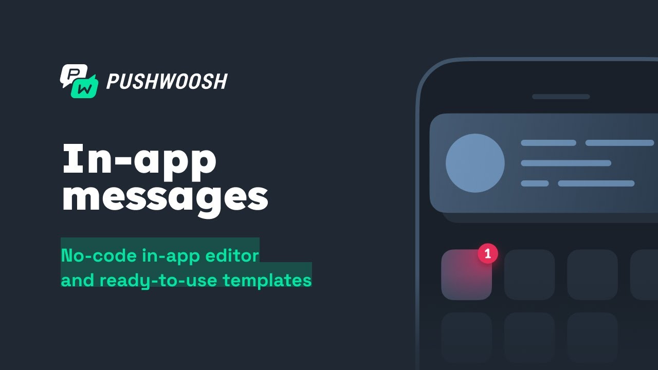 How to use in-app messages in Pushwoosh - YouTube