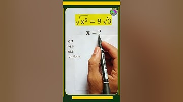 Find the value of X in the square root form expression? #math #algebra #shortfeed #maths #squareroot
