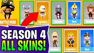 TESTING EVERY SEASON 4 SKIN IN BATTLELANDS ROYALE! Cleo, Sibs, Yummy Unlocked! (BattlePass Giveaway) screenshot 1