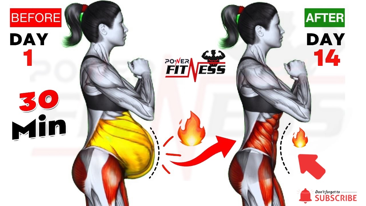 30 Min Standing Abs Workoutto Burn Stubborn Belly Fat 🔥Lose Hanging Belly Fast