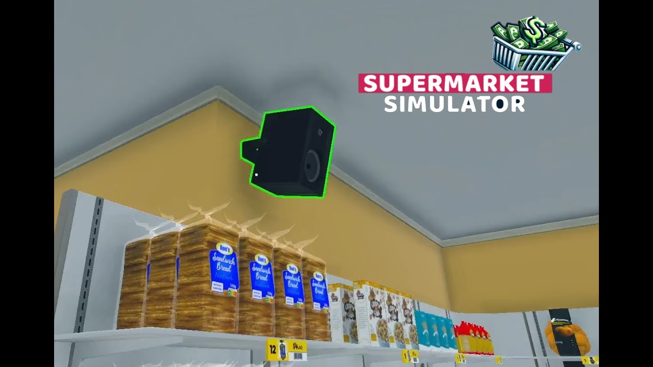 【supermarket simulator】店内放送始めました！ [35日目] - YouTube