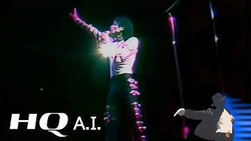 Michael Jackson - Live At Kansas City - Rock With You (HQ AI-Upscale TEST)